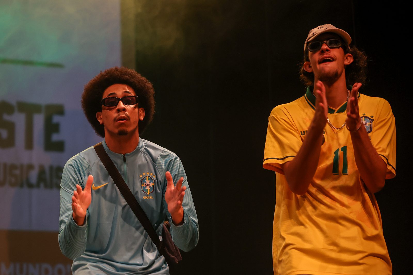 Alvim e Treze na apresentação